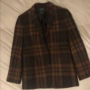 Vintage plaid blazer